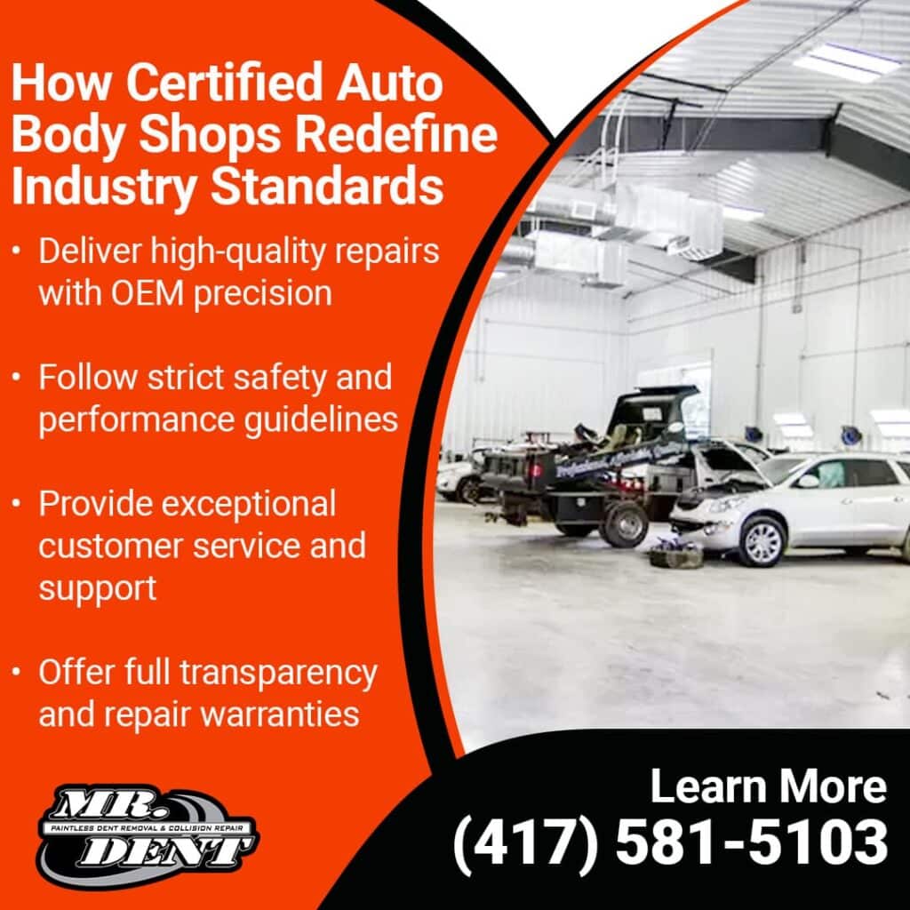How Certified Auto Body Shops Redefine Industry Standards
