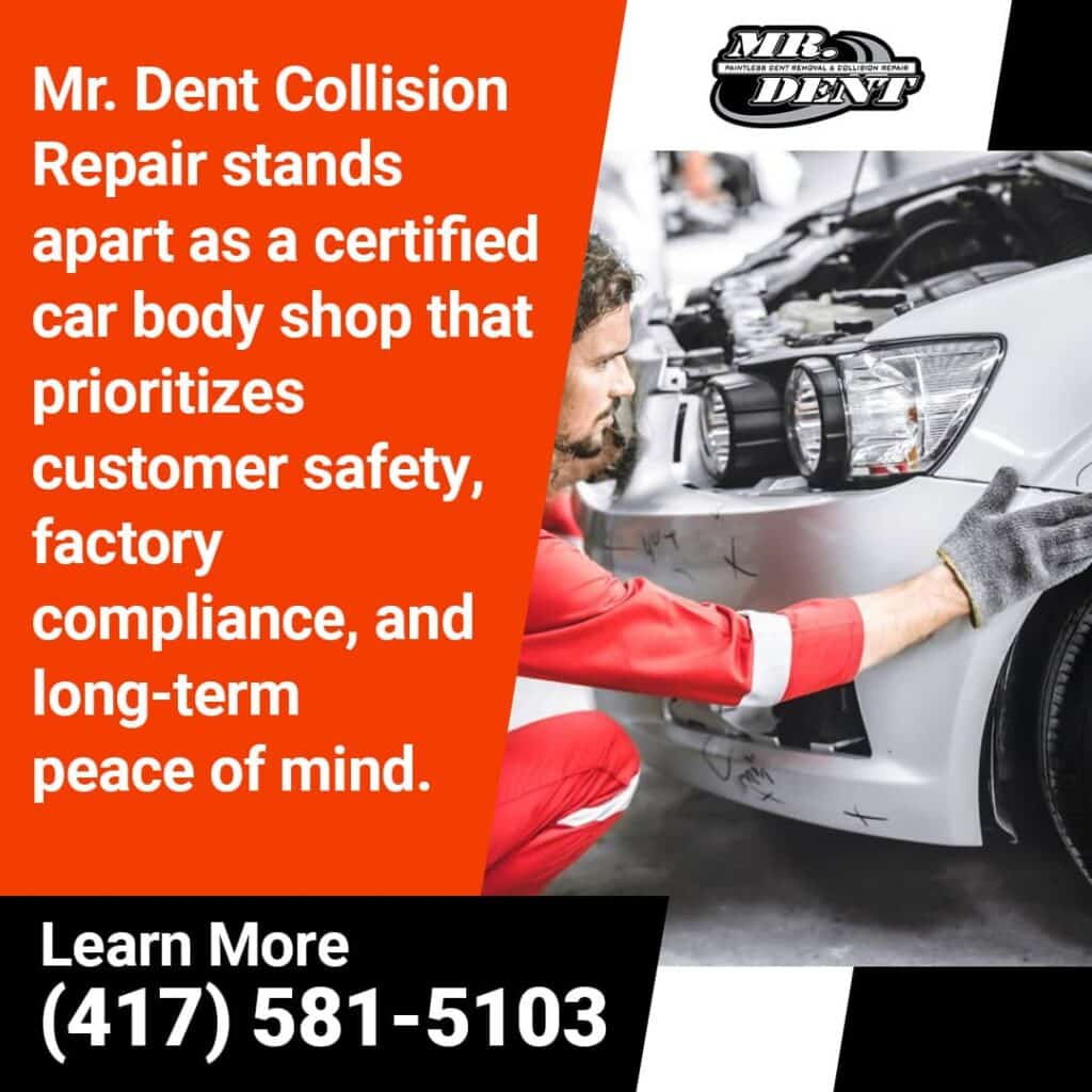 Certified car body shop