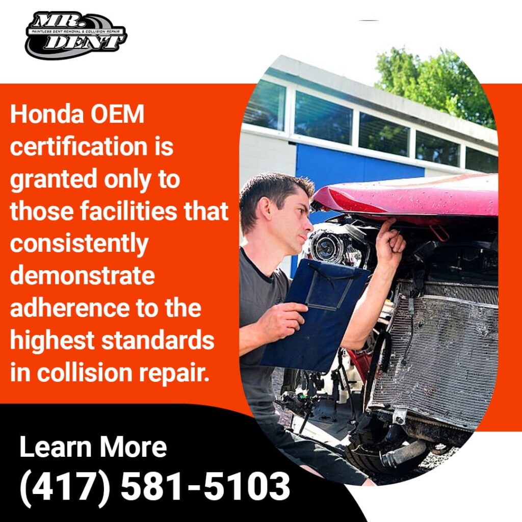 Honda OEM certification