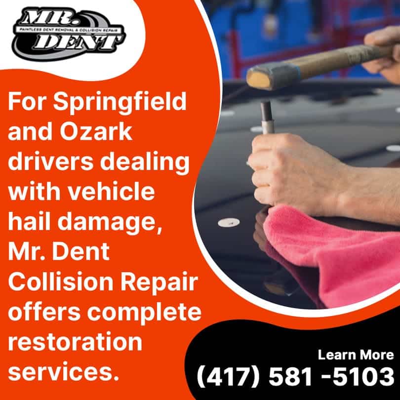 Hail damage restoration services