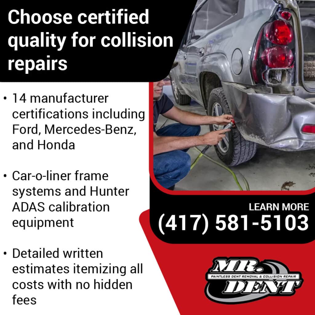 certified quality collision repairs